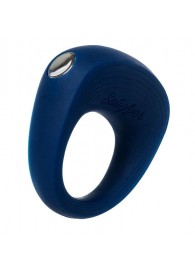 Синее эрекционное кольцо на пенис Satisfyer Ring 2 - Satisfyer - в Новокуйбышевске купить с доставкой