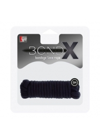 Чёрная веревка для связывания BONDX LOVE ROPE - 5 м. - Dream Toys - купить с доставкой в Новокуйбышевске