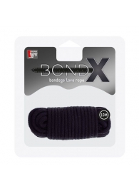Черная веревка для связывания BONDX LOVE ROPE - 10 м. - Dream Toys - купить с доставкой в Новокуйбышевске