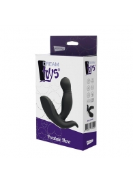 Черный вибромассажер простаты PROSTATE HERO - Dream Toys - в Новокуйбышевске купить с доставкой