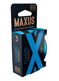 Классические презервативы в железном кейсе MAXUS Classic - 3 шт. - Maxus - купить с доставкой в Новокуйбышевске