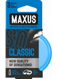 Классические презервативы в железном кейсе MAXUS Classic - 3 шт. - Maxus - купить с доставкой в Новокуйбышевске