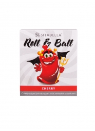 Стимулирующий презерватив-насадка Roll   Ball Cherry - Sitabella - купить с доставкой в Новокуйбышевске