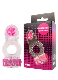 Прозрачное эрекционное кольцо Erowoman-Eroman - Erowoman-Eroman - в Новокуйбышевске купить с доставкой