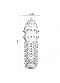 Закрытая прозрачная насадка Crystal sleeve - 14,2 см. - Erowoman-Eroman - в Новокуйбышевске купить с доставкой