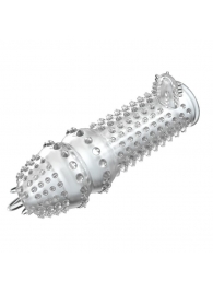 Закрытая прозрачная насадка Crystal sleeve - 14,2 см. - Erowoman-Eroman - в Новокуйбышевске купить с доставкой