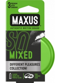 Презервативы в железном кейсе MAXUS Mixed - 3 шт. - Maxus - купить с доставкой в Новокуйбышевске