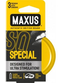 Презервативы с точками и рёбрами в железном кейсе MAXUS Special - 3 шт. - Maxus - купить с доставкой в Новокуйбышевске