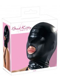 Черная эластичная маска на голову с отверстием для рта - Orion - купить с доставкой в Новокуйбышевске