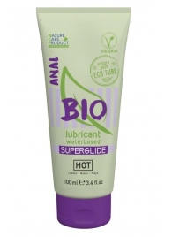 Интимный увлажняющий анальный гель BIO SuperGlide - 100 мл. - HOT - купить с доставкой в Новокуйбышевске