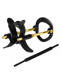 Черно-золотистый экстендер для пениса Sex Expert - Sex Expert - в Новокуйбышевске купить с доставкой