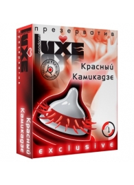 Презерватив LUXE  Exclusive   Красный Камикадзе  - 1 шт. - Luxe - купить с доставкой в Новокуйбышевске