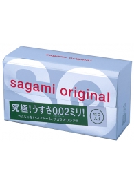 Ультратонкие презервативы Sagami Original - 12 шт. - Sagami - купить с доставкой в Новокуйбышевске