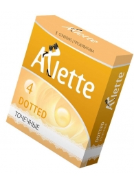 Презервативы Arlette Dotted с точечной текстурой - 3 шт. - Arlette - купить с доставкой в Новокуйбышевске
