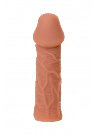 Телесная реалистичная насадка KOKOS Extreme Sleeve 05 с дополнительной стимуляцией - 12,7 см. - KOKOS - в Новокуйбышевске купить с доставкой