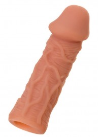 Телесная реалистичная насадка KOKOS Extreme Sleeve 05 с дополнительной стимуляцией - 12,7 см. - KOKOS - в Новокуйбышевске купить с доставкой