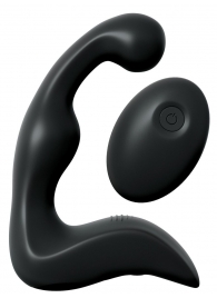 Черный вибромассажер простаты с пультом ДУ Control P-Spot Pro - Pipedream - в Новокуйбышевске купить с доставкой