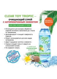 Очищающий спрей для игрушек CLEAR TOY Tropic - 100 мл. - Биоритм - купить с доставкой в Новокуйбышевске