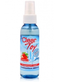 Очищающий спрей для игрушек CLEAR TOY Strawberry - 100 мл. - Биоритм - купить с доставкой в Новокуйбышевске