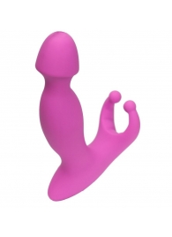 Розовый стимулятор простаты с усиками - 15 см. - 4sexdreaM - в Новокуйбышевске купить с доставкой
