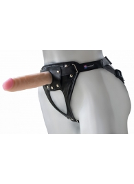 Универсальный мягкий пояс с насадкой Hard brutal BDSM-КОНСУЛ - 17 см. - LOVETOY (А-Полимер) - купить с доставкой в Новокуйбышевске