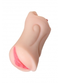 Телесный двусторонний мастурбатор Fruity Tongue - ротик и вагина - ToyFa - в Новокуйбышевске купить с доставкой