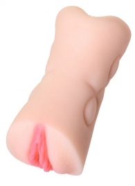 Телесный двусторонний мастурбатор Rich Fruit - вагина и анус - ToyFa - в Новокуйбышевске купить с доставкой