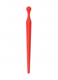 Красный силиконовый уретральный плаг - 10 см. - ToyFa - купить с доставкой в Новокуйбышевске