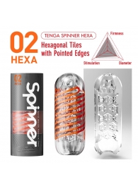 Мастурбатор SPINNER Hexa - Tenga - в Новокуйбышевске купить с доставкой