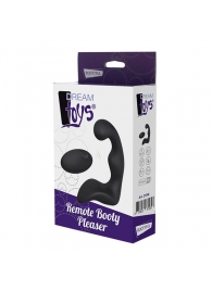 Черный вибромассажер простаты REMOTE BOOTY PLEASER - Dream Toys - в Новокуйбышевске купить с доставкой