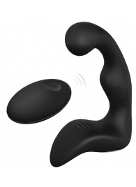 Черный вибромассажер простаты REMOTE BOOTY PLEASER - Dream Toys - в Новокуйбышевске купить с доставкой