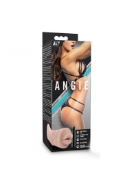 Телесный мастурбатор-ротик Angie - Blush Novelties - в Новокуйбышевске купить с доставкой