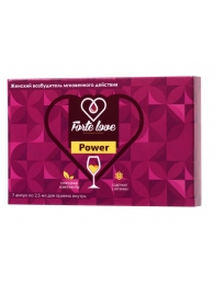 Женский возбудитель мгновенного действия Forte Love Power - 7 ампул (2,5 мл.) - Капиталпродукт - купить с доставкой в Новокуйбышевске