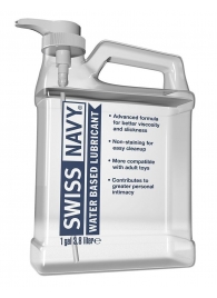 Канистра лубриканта Swiss Navy Water Based Lube на водной основе - 3,8 л. - Swiss navy - купить с доставкой в Новокуйбышевске