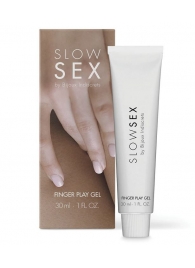 Гель для мастурбации с ароматом кокоса Slow Sex Finger Play Gel - 30 мл. - Bijoux Indiscrets - купить с доставкой в Новокуйбышевске