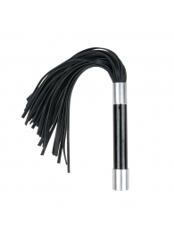 Черная плеть Easytoys Flogger With Metal Grip - 38 см. - Easy toys - купить с доставкой в Новокуйбышевске