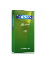 Текстурированные презервативы Torex  С точками  - 12 шт. - Torex - купить с доставкой в Новокуйбышевске