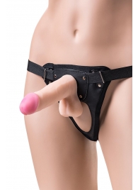Телесный страпон на трусиках Realstick Hunter - 14,5 см. - ToyFa - купить с доставкой в Новокуйбышевске