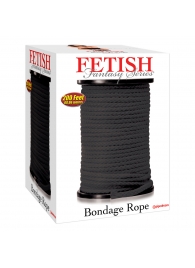 Черная веревка для связывания Bondage Rope - 60,9 м. - Pipedream - купить с доставкой в Новокуйбышевске