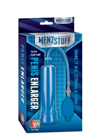 Синяя вакуумная помпа MENZSTUFF PENIS ENLARGER - Dream Toys - в Новокуйбышевске купить с доставкой