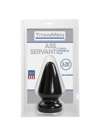 Большая анальная пробка Titanmen Tools Butt Plug 3.75  Diameter Ass Servant - 19 см. - Doc Johnson