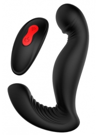 Черный вибромассажер простаты SWIRLING P-PLEASER - Dream Toys - в Новокуйбышевске купить с доставкой