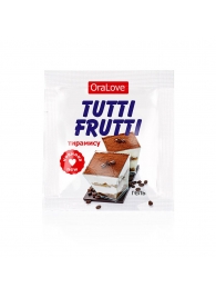 Пробник гель-смазки Tutti-frutti со вкусом тирамису - 4 гр. - Биоритм - купить с доставкой в Новокуйбышевске