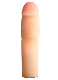 Телесная насадка-удлинитель на пенис PERFORMANCE 1.5INCH COCK XTENDER - 16 см. - Blush Novelties - в Новокуйбышевске купить с доставкой