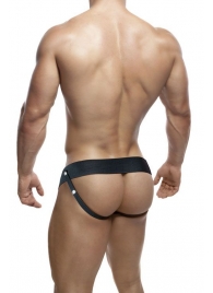 Черный мужской страпон DR. SKIN 6INCH HOLLOW STRAP ON - 16 см. - Blush Novelties - купить с доставкой в Новокуйбышевске