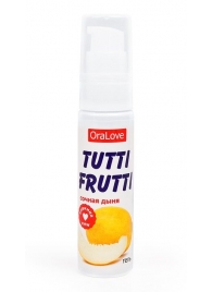 Гель-смазка Tutti-frutti со вкусом сочной дыни - 30 гр. - Биоритм - купить с доставкой в Новокуйбышевске