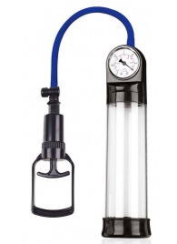 Прозрачная вакуумная помпа Sex Expert с манометром - Sex Expert - в Новокуйбышевске купить с доставкой