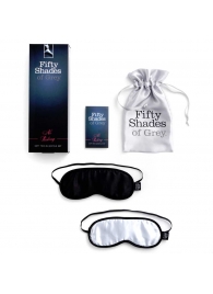 Набор из двух масок на глаза Soft Blindfold Twin Pack - Fifty Shades of Grey - купить с доставкой в Новокуйбышевске