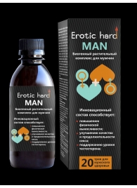 Мужской биогенный концентрат для усиления эрекции Erotic hard Man - 250 мл. - Erotic Hard - купить с доставкой в Новокуйбышевске