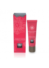 Возбуждающий интимный гель для двоих STIMULATION GEL Pomegranate   Nutmeg - 30 мл. - Shiatsu - купить с доставкой в Новокуйбышевске